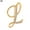 Gold, variant on Fashion Unisex Rhinestone English Letters Alphabet A-Z Brooch Pin Ornament