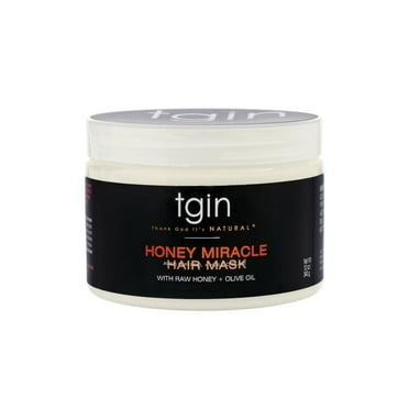 Thank God It's Natural (Tgin) Honey Miracle Hair Mask Deep Conditioner, Moisturizing, 12 oz
