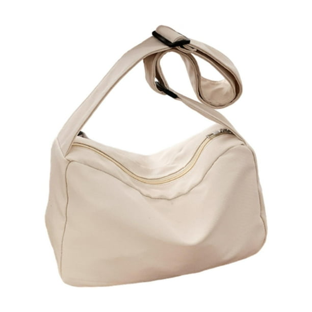 Bolso deportivo de hombro, bolso de entrenamiento, bolso de mano moderno, bolso cruzado para mujer Beige
