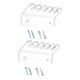 thumbnail image 5 of 2 clips resistentes para cables de cargador, gestión de cables para mesita de noche de oficina y escritorio Claro, 5 of 7