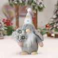 thumbnail image 5 of Blueek Christmas Hooded Faceless Bullion Doll Ornaments, Cute Plush Standing Gnome Santa Claus Holiday Window Desktop Decorations, 5 of 6