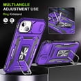 thumbnail image 2 of Case for iPhone 15 Plus Case for 15 Plus,with Camera Cover,[Military Grade Drop Tested],Heavy Duty Shockproof Protective Case,for 15 Plus Case Purple, 2 of 12