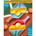 thumbnail image 2 of Bandeja Snack de Pickleball con Forma de Pala y 5 Compartimentos en Cerámica, 2 of 6