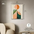 thumbnail image 5 of Peachy Green Canvas Modern Midcentury by Art Remedy, Silver Frame, 24" x 30", 5 of 7