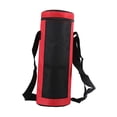 thumbnail image 1 of Bolsa para transportar botellas de agua, portátil, tipo bandolera, con correa para el hombro rojo, 1 of 9