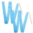 thumbnail image 1 of WHAMVOX 2Pcs Twirling Ribbon for Kids Iron Blue for Circus Skill Activities, 1 of 5