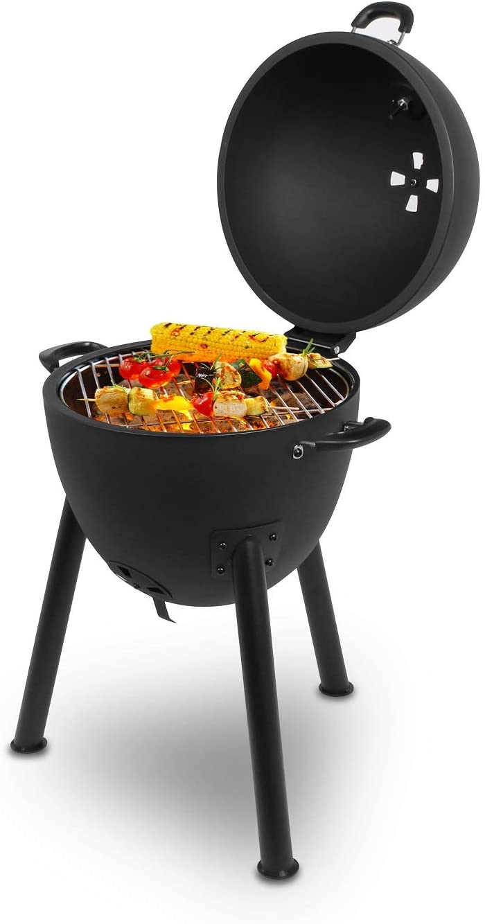 Artestia charcoal grill,grills outdoor cooking,15 Inch small charcoal