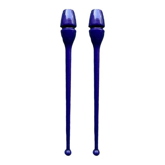 harper 2 Pieces Rhytmic Gymnastics Clubs Professional Portable Exercise Pole Insertable dark blue