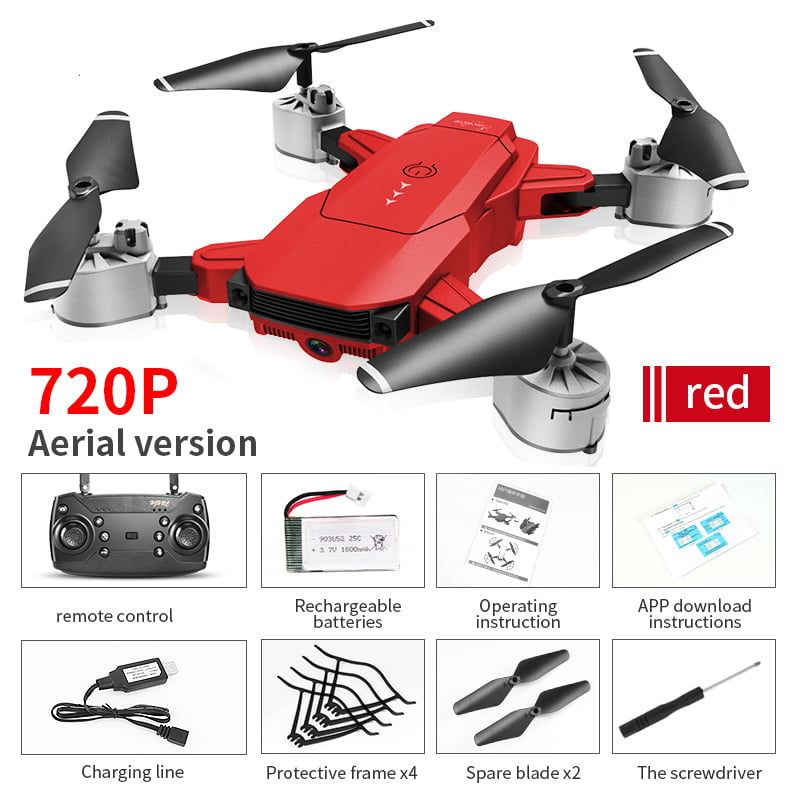 Easy to Fly for Beginners Drones with Camera for Adults 720P HD 2 Batteries Altitude Hold 120° Wide-Angle Live Video Camera Foldable FPV WiFi RC Quadcopter 