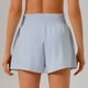 thumbnail image 5 of Pantalones cortos deportivos de cintura alta para mujer con bolsillo, pantalones cortos para correr y hacer gimnasia, 5 of 5