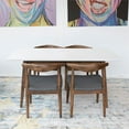 thumbnail image 4 of Mid-Century Modern Blake Gray Dining Chair (Set of 2), 4 of 7
