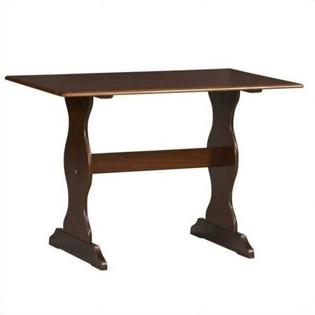 Pemberly Row Kitchen Dining Nook Dining Table in Walnut