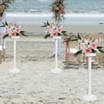 thumbnail image 4 of OUNONA 2Pcs Artistic Roman Column Statue White Decorative Wedding Road Guides for Home Party Accessories, 4 of 5