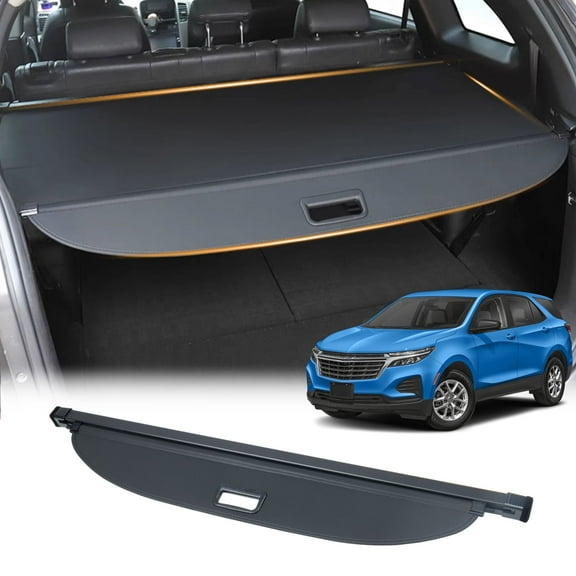 WheelX Cargo Cover Compatible with Chevy Chevrolet Equinox 2025 Retractable Cargo Trunk Cover Security Shade Shield Tonneau Cover Anti-Peeping Luggage Privacy Accessories