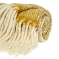 thumbnail image 3 of Super Soft Mustard and White Chevron Handloomed Throw Blanket, 3 of 4
