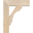thumbnail image 3 of Ekena Millwork 3 1/2"W x 16"D x 20"H Olympic Block Smooth Bracket, Douglas Fir, 3 of 4