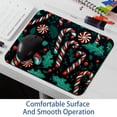 thumbnail image 6 of Christmas Crutches Printed Square Gaming Mouse Pad, 8.3x9.8 Inch Non-Slip Rubber Bottom Mousepad for Office and Gaming, 6 of 6