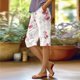thumbnail image 1 of WILLBEST Pantalones Casuales de Cintura Fácil para Mujer con Bolsillos Largos y Estampado Bohemio para Salidas a La Playa. Chica, 1 of 5