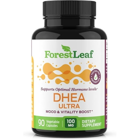 Forest Leaf DHEA Ultra Pure DHEA Supplement for Immune, Mood & Hormone Support, 90 Capsules