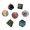 Sevensuits, variant on Natural Indian Agate Dice Hand-Carved Gemstone Dice D4 D6 D8 D10 D12 D20 Percentile or 7PCS Polyhedral Set for DnD & RPG Games