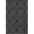 thumbnail image 4 of Tropiana Black and White Woven Area Rug, 4 of 7