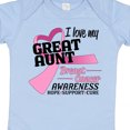 thumbnail image 4 of Inktastic I Love My Great Aunt-breast Cancer Awareness Boys or Girls Baby Bodysuit, 4 of 5