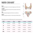 thumbnail image 4 of Kdxio Colorful Donuts Print Women's 2 Piece High Waisted Wrap Spaghetti Strap Summer Swimsuit Bikini Set-, 4 of 7