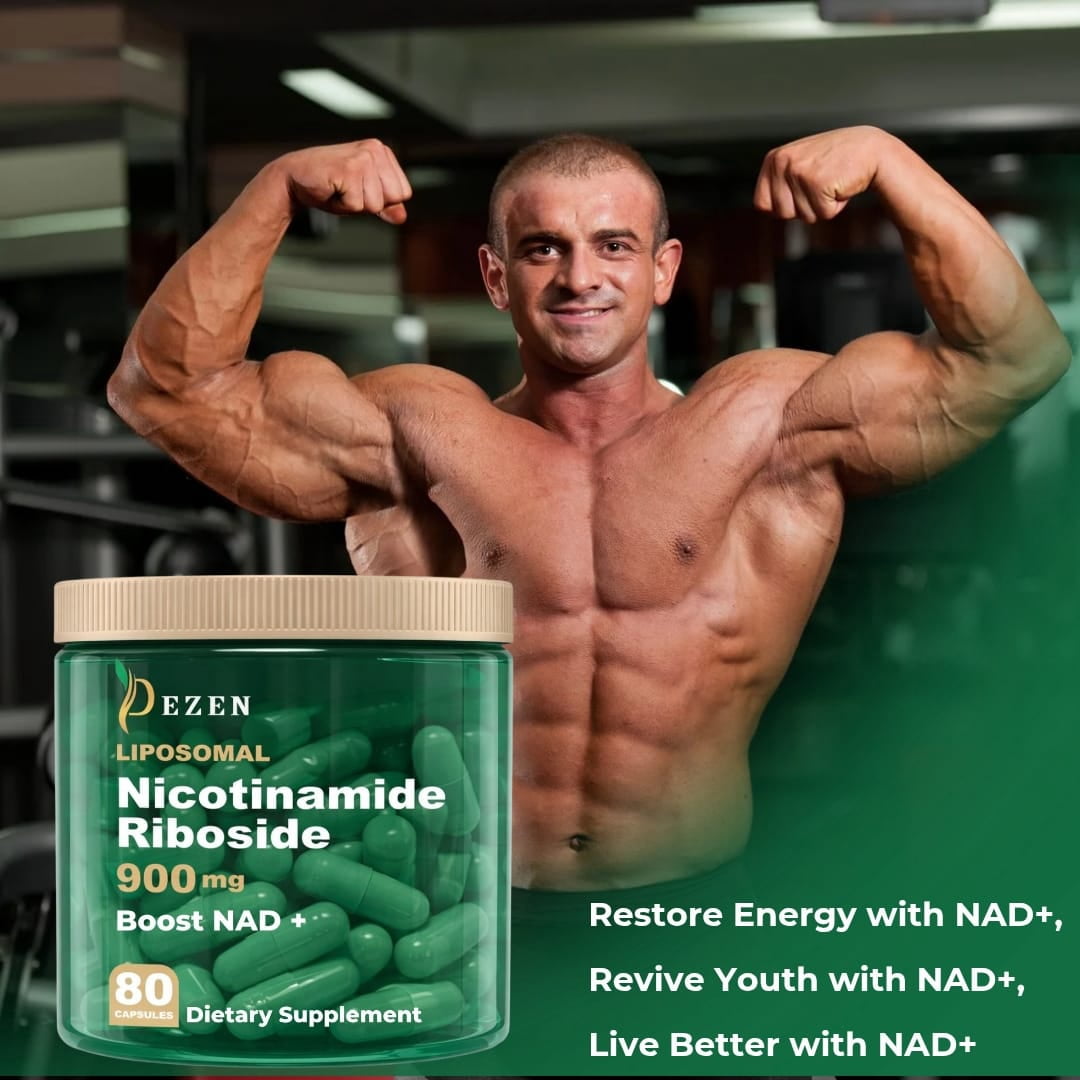 DEZEN NAD+ Liposomal Nicotinamide Riboside – Supplement for Cellular Energy Support - Pack 10