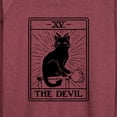 thumbnail image 3 of Instant Message - The Devil Tarot - Women's Lightweight French Terry Long Sleeve Shirt, 3 of 6