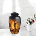 thumbnail image 6 of Fire Fighter Cremation Urn For Ashes Women And Man, 1 Large & Small Keepsake Urns For Human Ashes For Mom Set 4, Crematory Urns For Adults Humans, Funeral Urn For Male And Female, 6 of 7