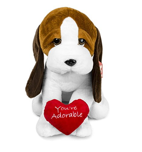 stuffed hound dog