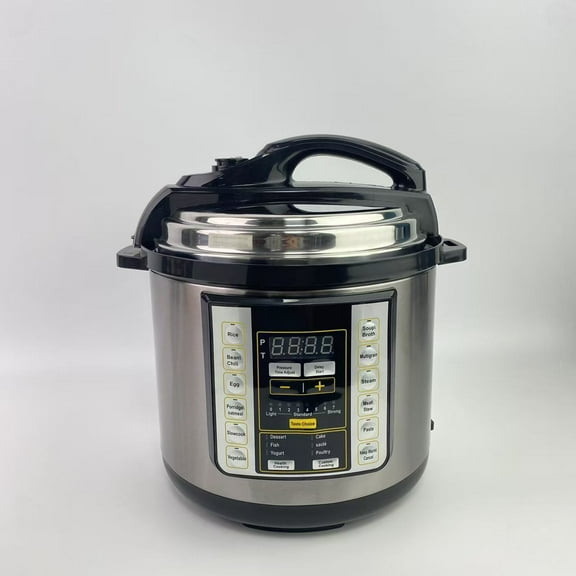 XZM Multicookers,Compact Rice Cooker, 6-in-1 Stainless Steel Multi Cooker, Slow Cooker, Steamer, Saute, and Warmer, 2 QT, 8 Cups Cooked(4 Cups Uncooked), Brown Rice