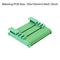 thumbnail image 2 of Unique Bargains PCB DIN Rail Mount Carrier, Circuit Board Mounting Holder 100x130mm Green, 2 of 4