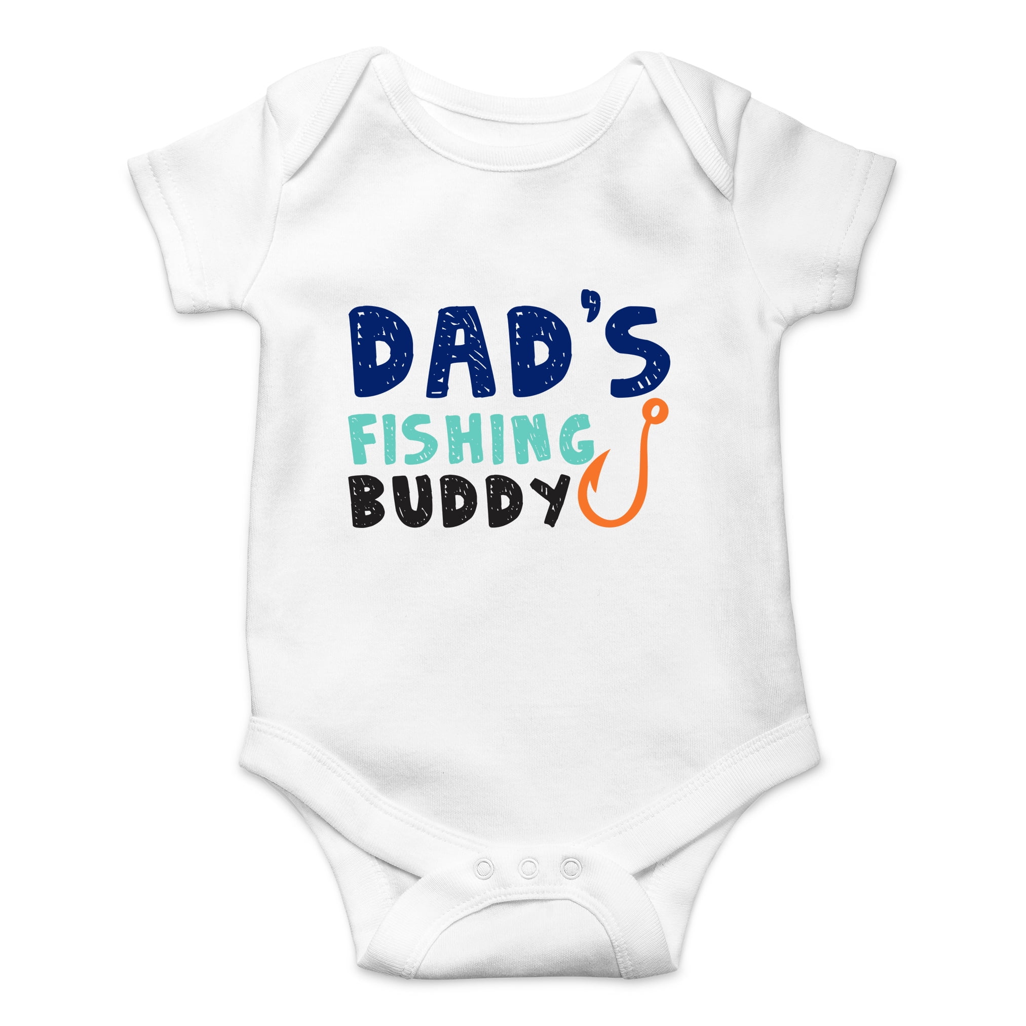 Pack My Diapers I'm Going Fishing With Daddy Bodysuit for Baby 