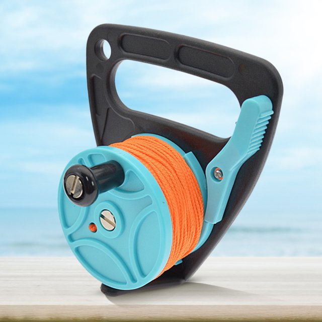 Carrete de cueva con asa Tejido de nailon duradero Accesorios para exteriores lisos y resistentes a la corrosión Tmvgtek Para Estrenar