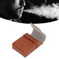 thumbnail image 4 of Case Holder, 20 Capacity Lightweight Versatility Practical PU Leather  Box Fine Workmanship  For Home Black,Coffee,Blue,Apricot, 4 of 8