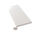 thumbnail image 4 of 15 pack White 4 in. x 12 in. Polished Thassos marble Subway Tile (5 sq. ft./Case), 4 of 4