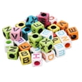 thumbnail image 1 of 200 piezas de de letras de de acrílico espaciador suelto de gran agujero para niños, 1 of 9