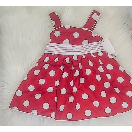 Nordstrom Sweet Heart Rose Baby Girls Dress, 12M/Red: 12Mo/Red