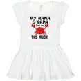 thumbnail image 3 of Inktastic Nana and Papa Love Me Grandson Girls Baby Dress, 3 of 5