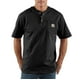 thumbnail image 1 of Camisa Carhartt Workwear Pocket Henley para hombre, color negro, talla M, 1 of 1