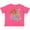 Vintage Hot Pink, variant on Inktastic Earth Day Sea Turtle and Hearts Boys or Girls Toddler T-Shirt