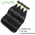 thumbnail image 2 of VIYA Straight Hair Bundles Unprocessed Brazilian Human Hair Bundles for Black Women 24 Inch 1 Bundle/Pack, 2 of 7