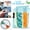 Blue, variant on 7 Grids Large Capacity Pill Container Storage Tablet Vitamins Medicine Fish Oils Portable Travel Holder Medication Dispenser Box