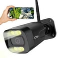 thumbnail image 1 of OSI Wi-Fi Security Spotlight 4MP Bullet Camera Indoor-Outdoor - 6 LED, 2-way talk, Human Ai Detection, Siren, App Notification, Alexa & Google Assistant, Remote View, 1 of 12