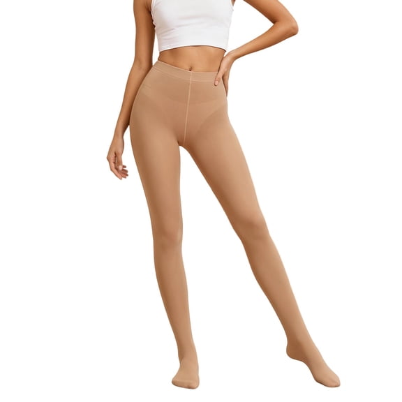 Yuanlong Womens Pantyhose High Waist Footed Full Length Opaque Leggings Comfortable Stretch Slim Shaping Control Tights