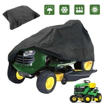 ASTRAEA 54" Riding Lawn Mower Cover, Waterproof UV Protector Tractor Cover for Outdoor Garden Yard, Black