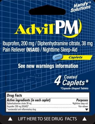 ADVIL PM 4CT CAPLETS