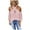 Pink, variant on Tops for Women Trendy Plus Size Womens Sweatshirt Dressy Casual Backless Color Long Sleeve Shirt Casual Strapless Tops
