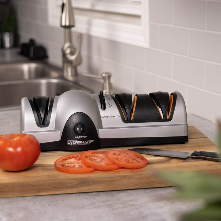 Presto Professional EverSharp Kitchen Knife Sharpener, Electronic